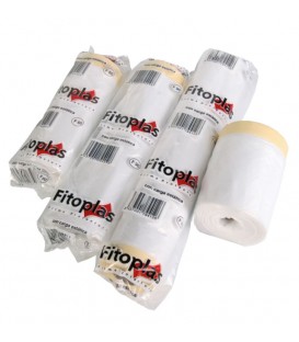 FITOPLÁS - Plástico protector con cinta adhesiva