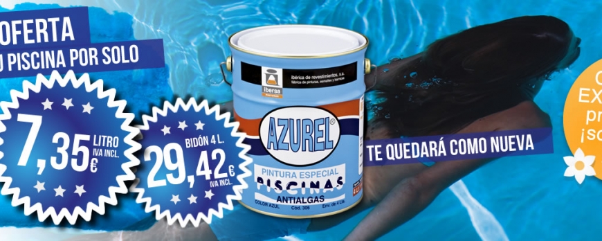 Pinta tu piscina por sólo 7,35€ el litro. Oferta Especial Primavera 2015