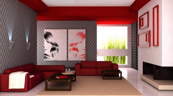 Rojo pasión, color de moda para tu hogar