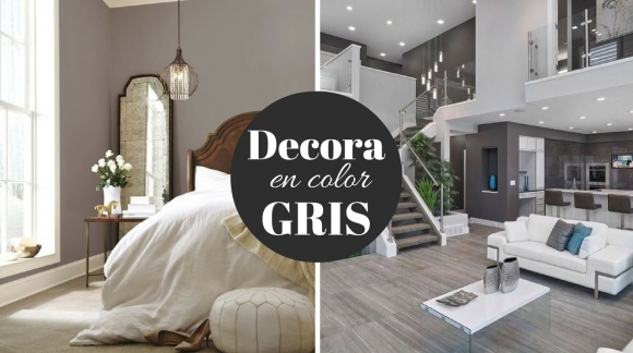 Decora tu casa en color gris