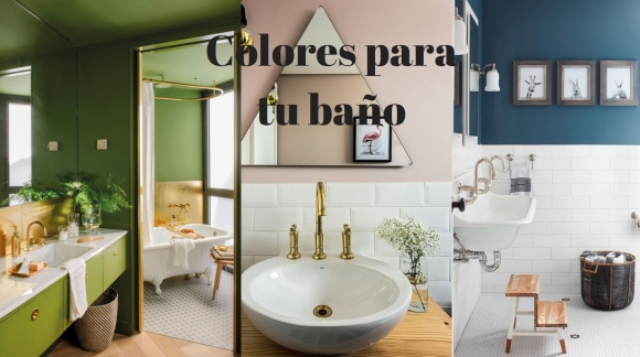 Paleta de colores para pintar el baño